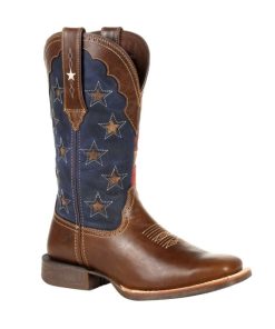Durango Ladies Pro Vint Flag Star Boot