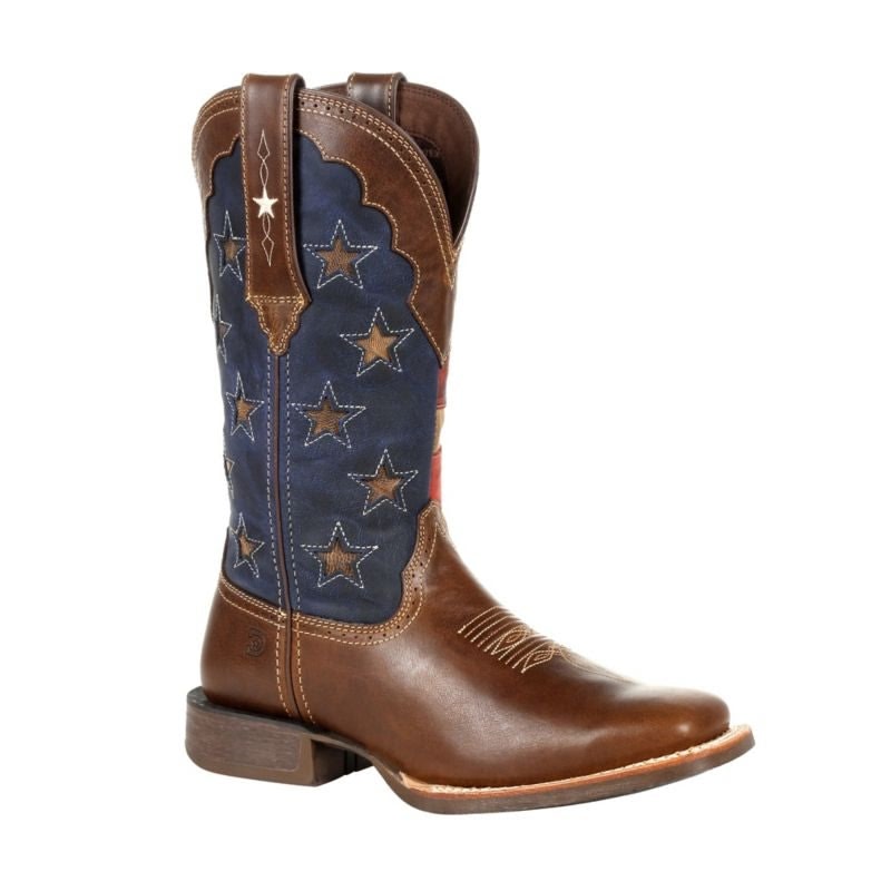 Durango Ladies Pro Vint Flag Star Boot