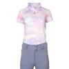 Dapplebay Ladies 1/4 Zip Top SS