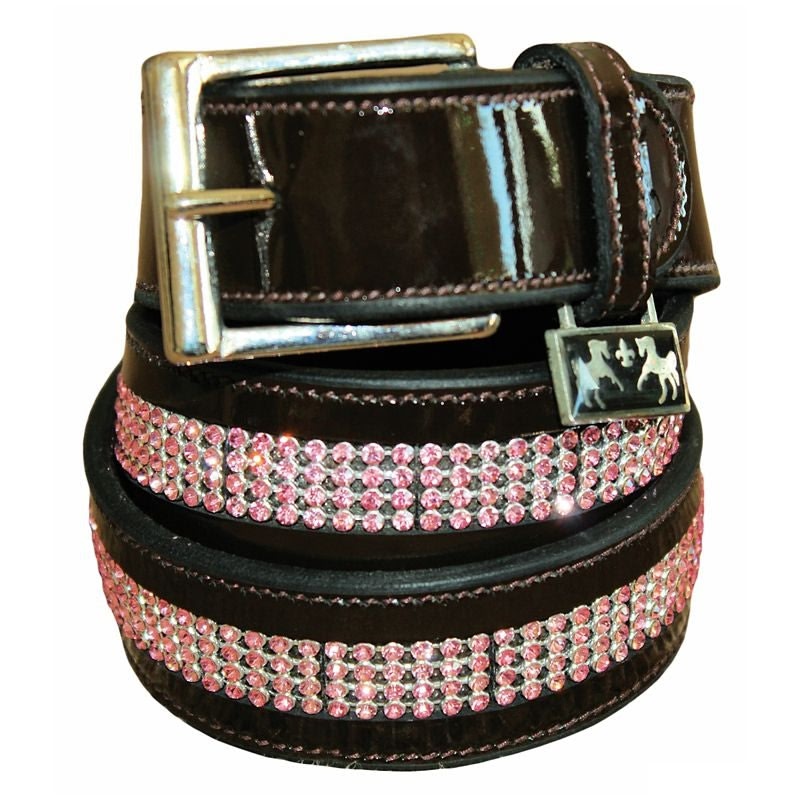 Equine Couture Bling Patent Leather Belt
