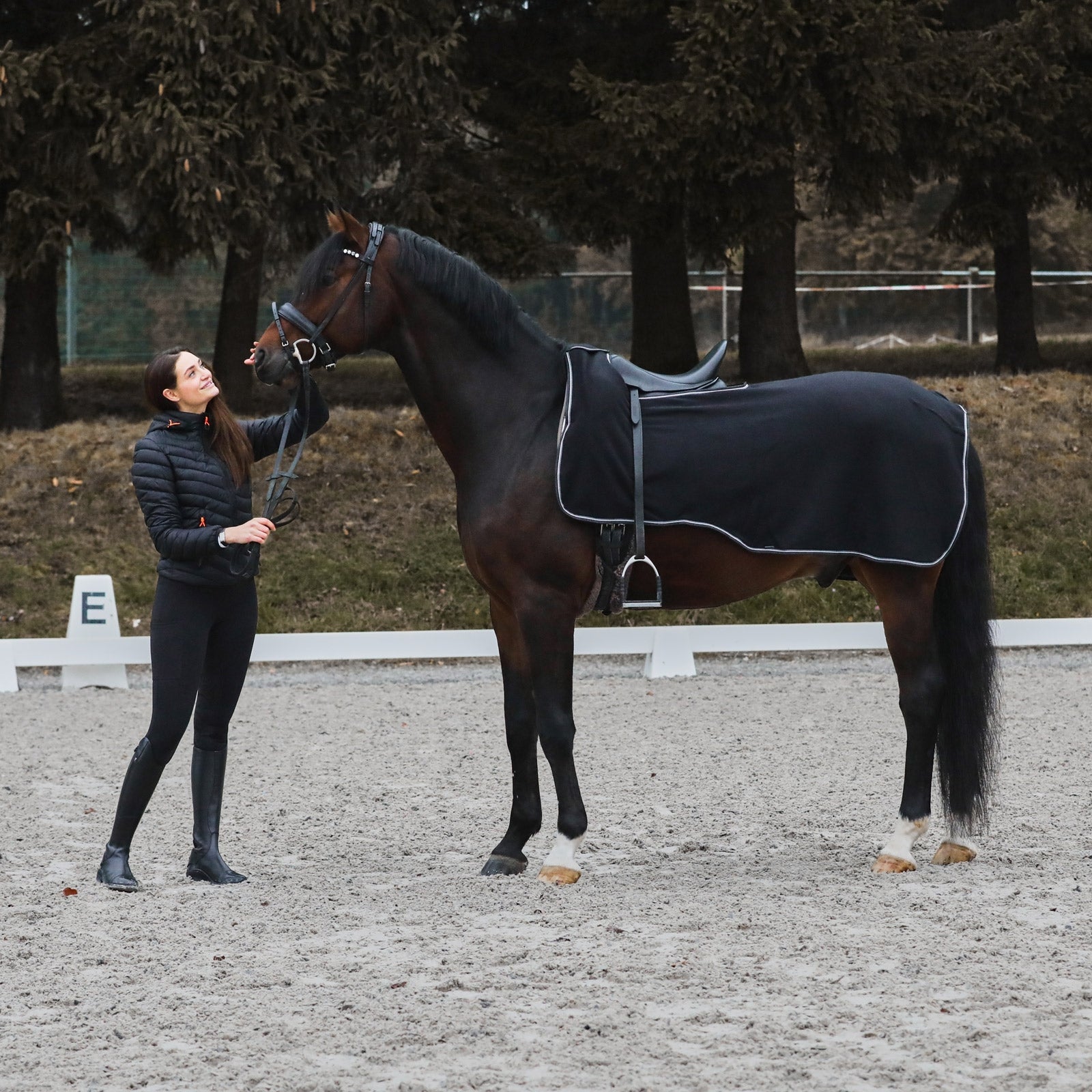 Horze Kiel Riding Rug with Fleece - Image 4