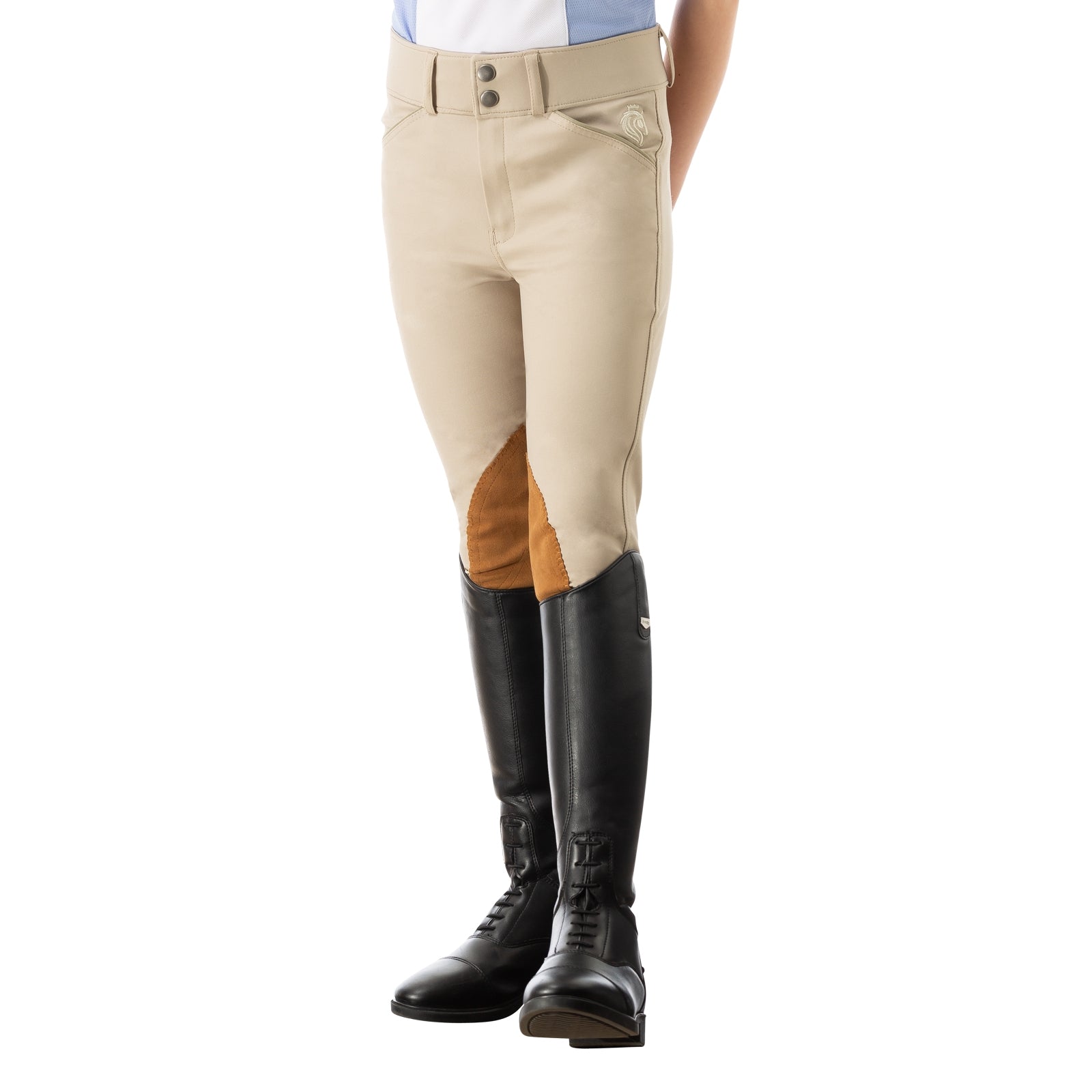 Equinavia Tuva Kids Show Knee Patch Breeches - Image 2
