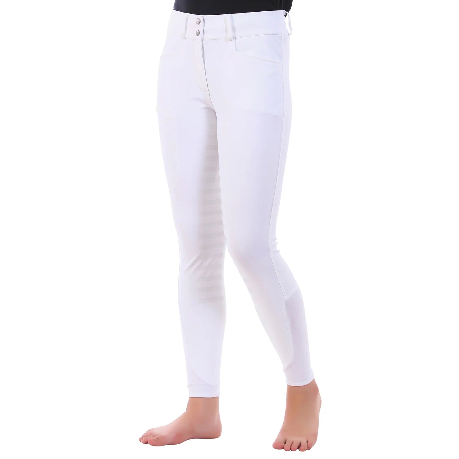 Equine Couture Ladies Techno Extended Knee Patch Breeches - Image 2