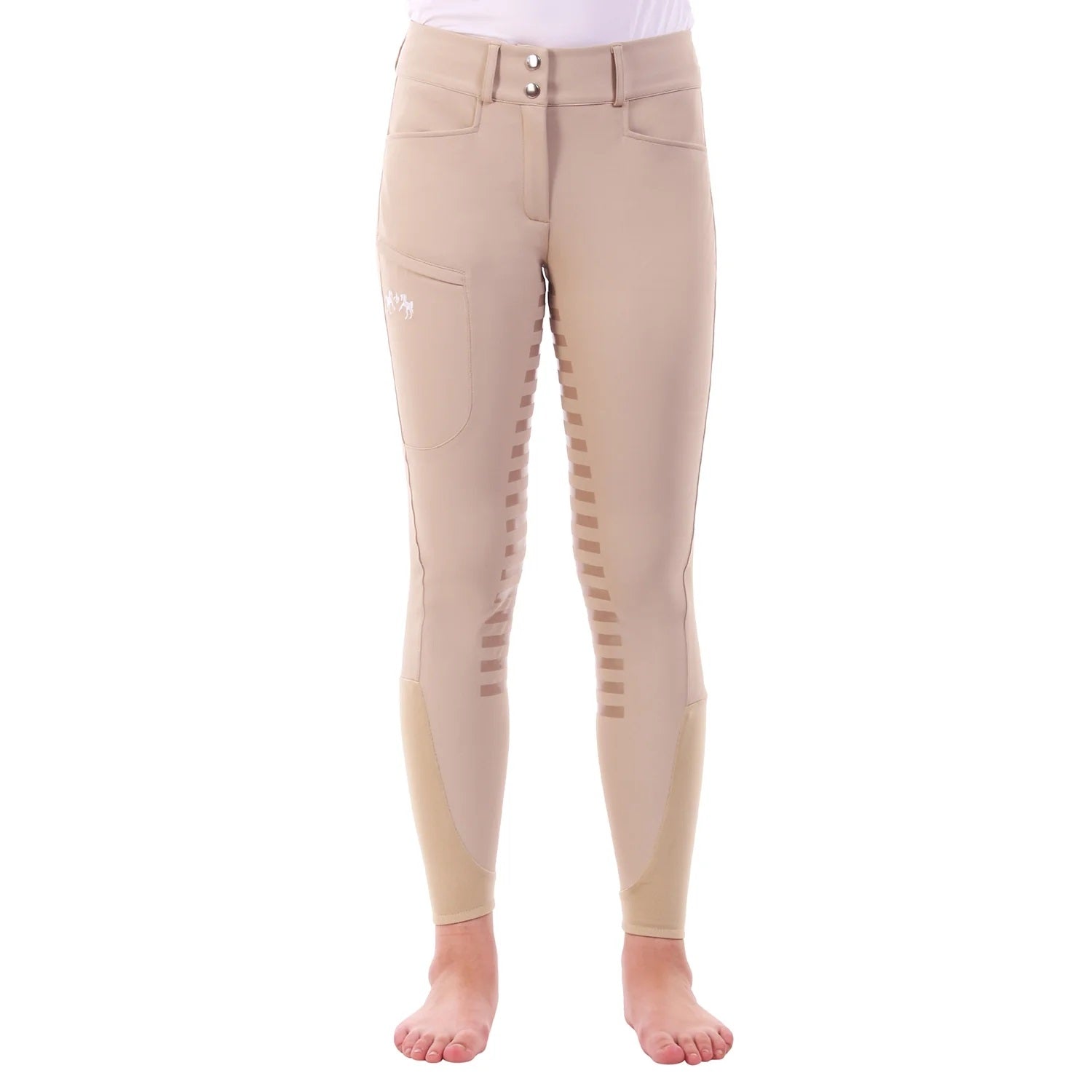 Equine Couture Ladies Techno Extended Knee Patch Breeches - Image 3