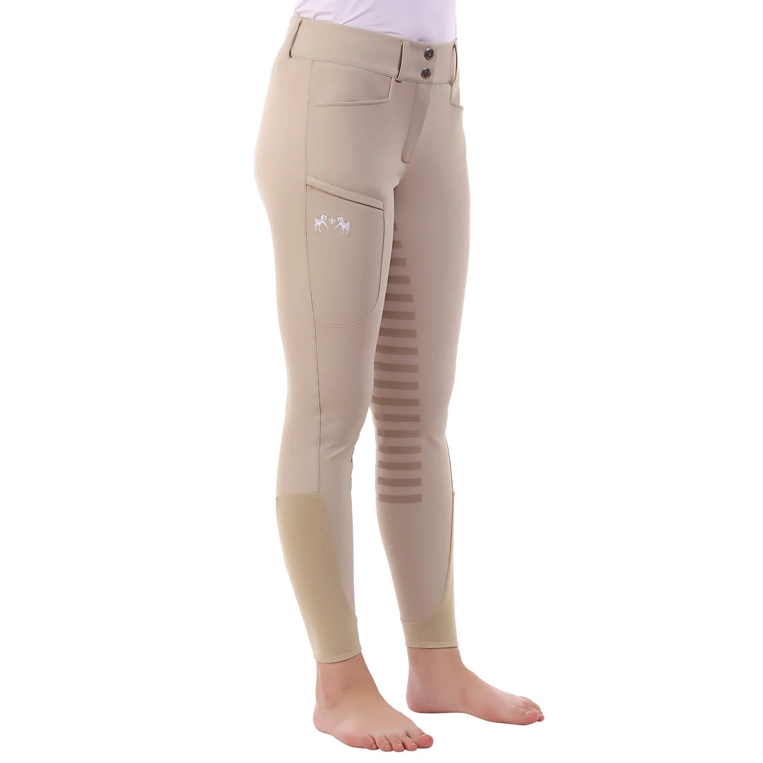 Equine Couture Ladies Techno Extended Knee Patch Breeches - Image 8