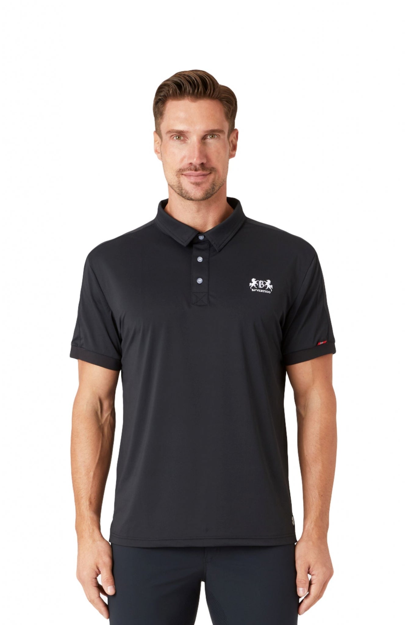 B Vertigo Flynn Mens Technical Polo Shirt - Image 2