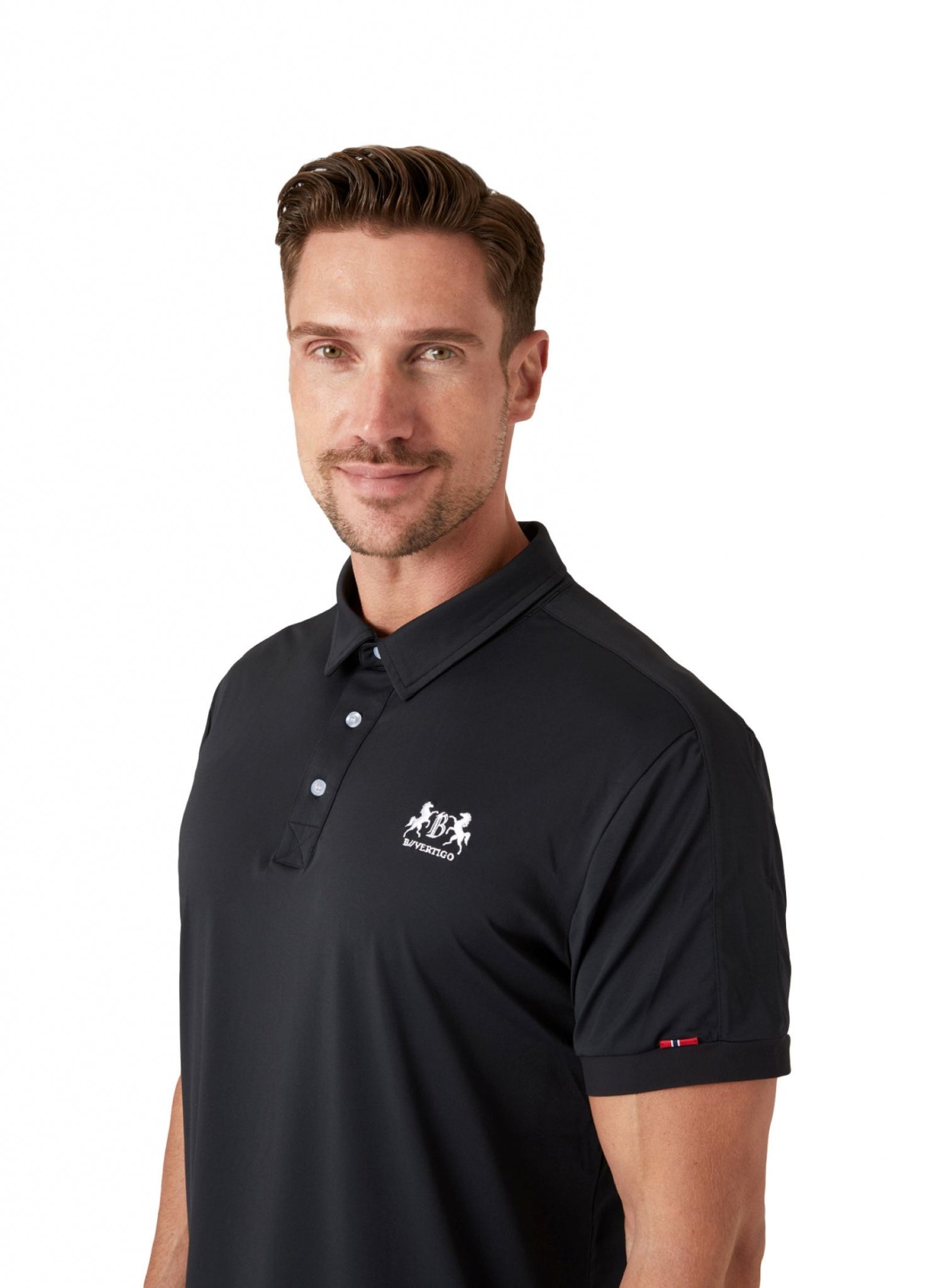 B Vertigo Flynn Mens Technical Polo Shirt - Image 4