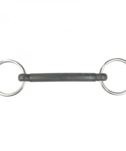 Horze MullenMouth Loose Ring Rubber Bit 4 Black