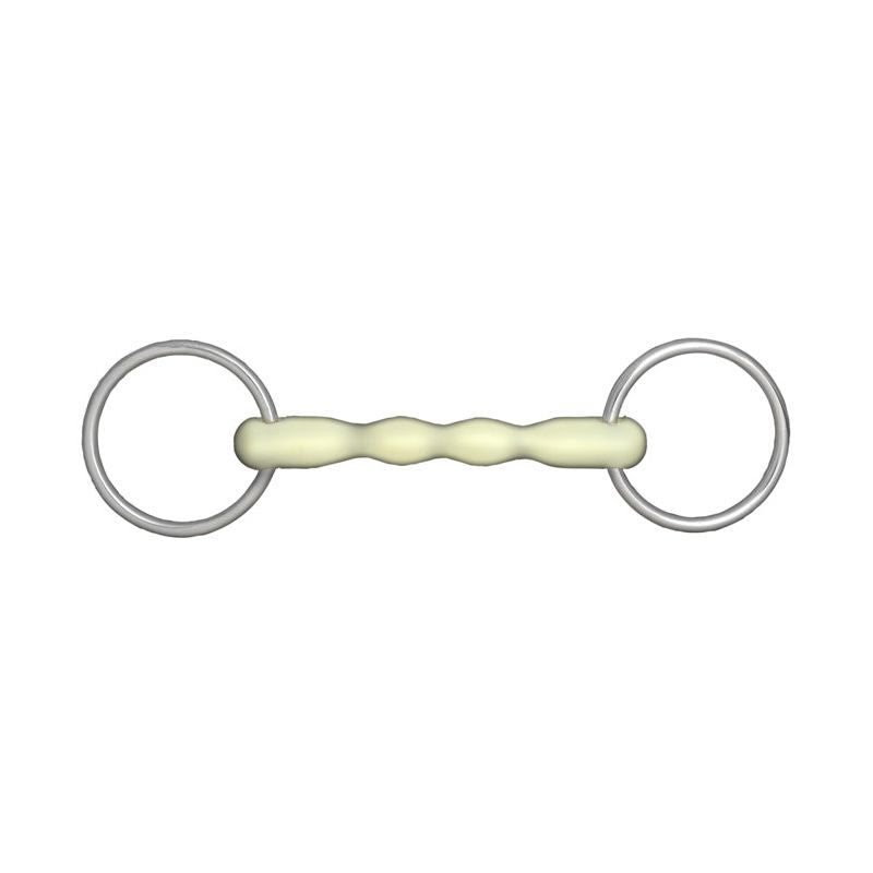 Horze Apple Flavor Mullen Loose Ring Snaffle Bit - Image 2