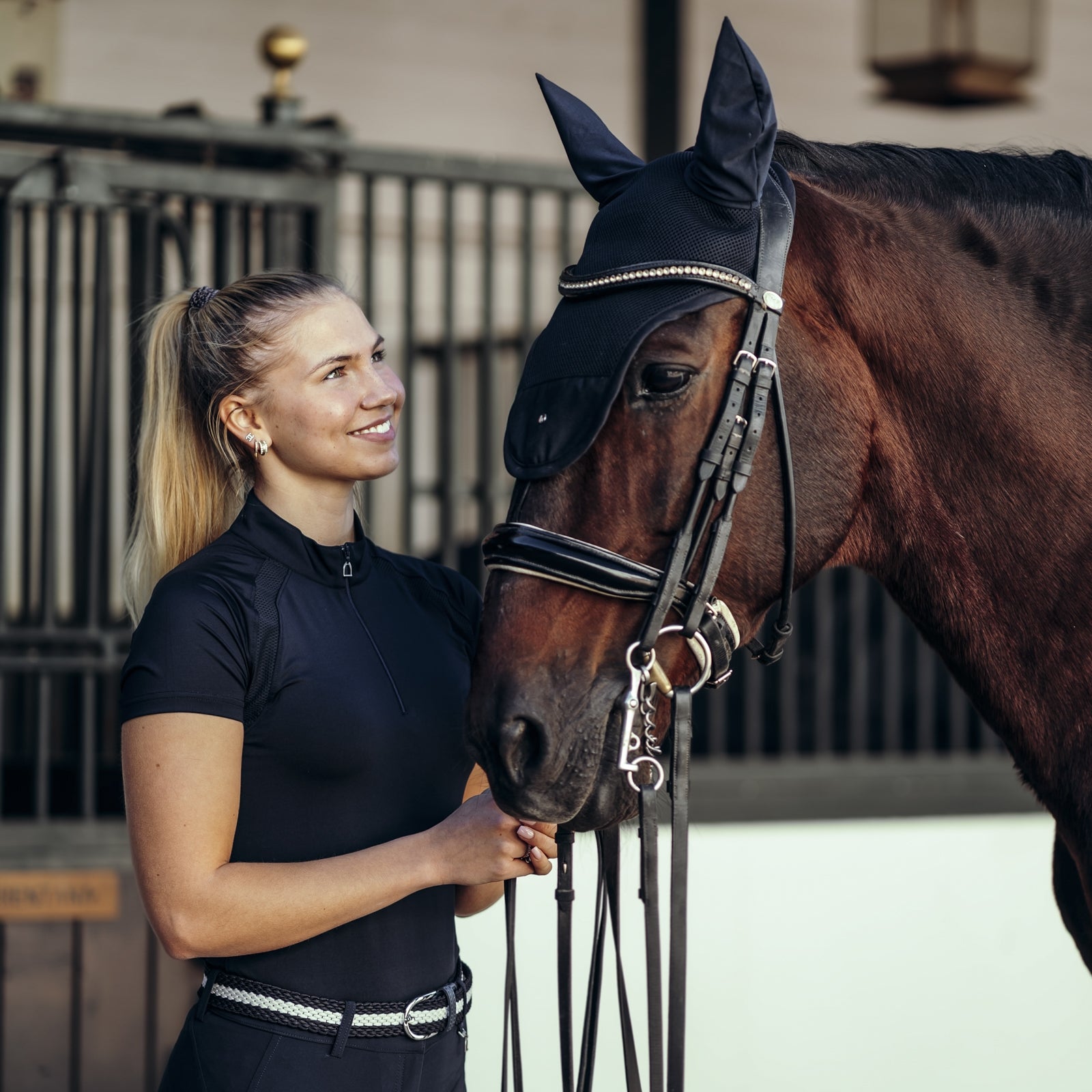 Horze Phoenix Deep Front Ear Net - Image 4