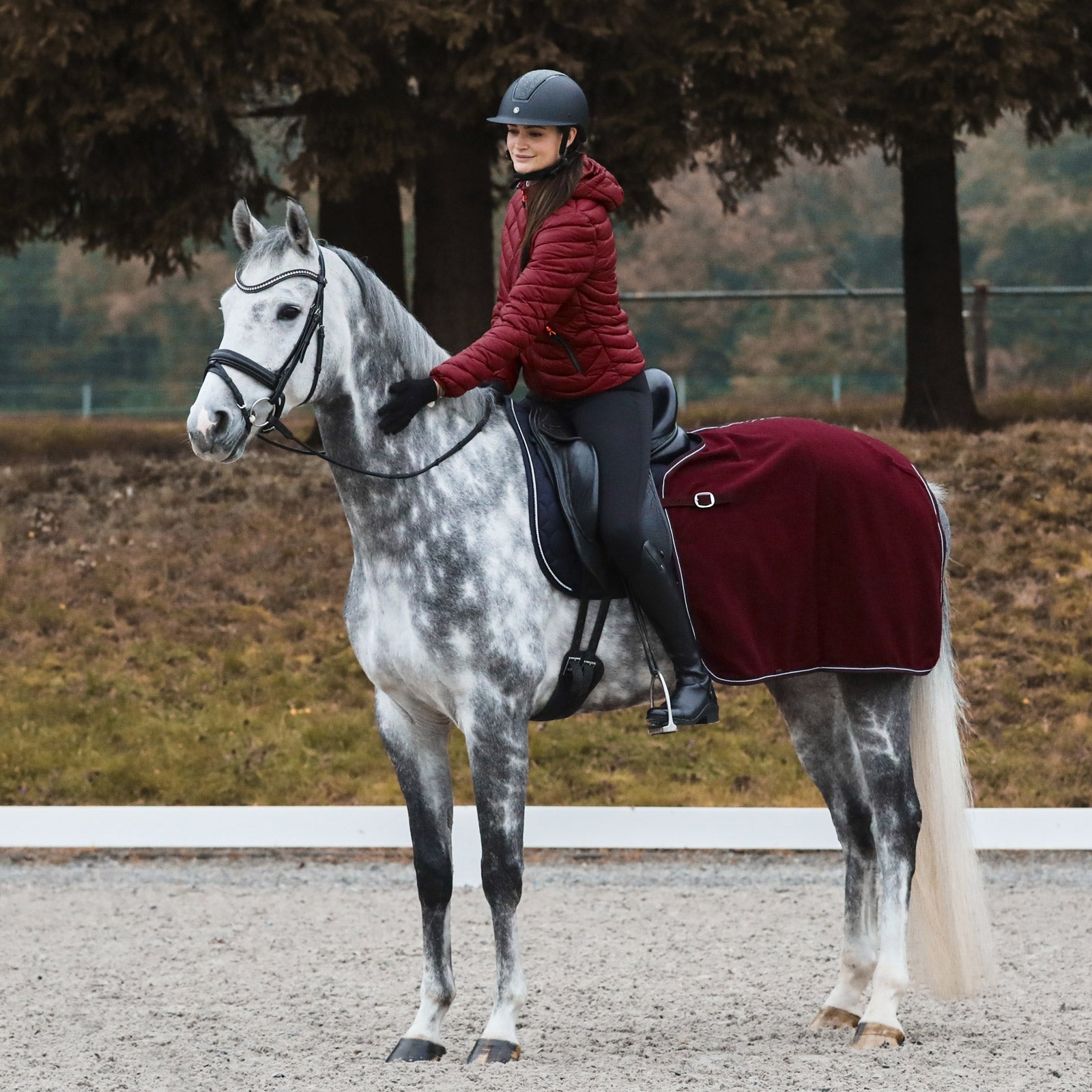 Horze Kiel Fleece Quarter Sheet - Image 7