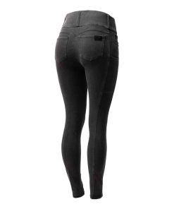 Horze Carolyn Ladies Denim Full Seat Breeches