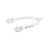 Horze Bling Clear Crystal Spurs Silver