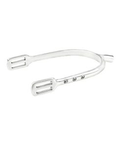 Horze Bling Clear Crystal Spurs Silver