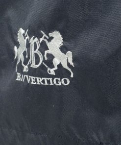 B Vertigo Cascada Box Curtain Navy