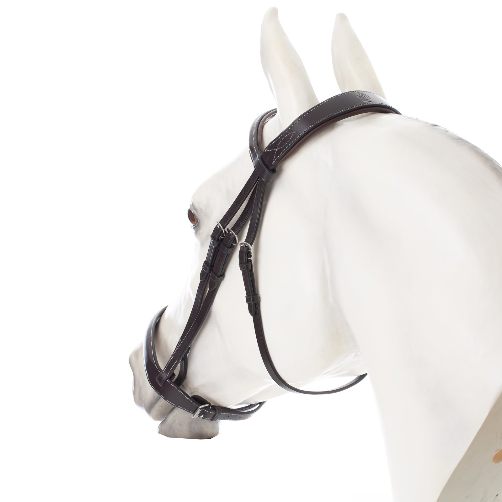 Equinavia Valkyrie Wide Noseband Hunter Bridle with Reins - Image 2