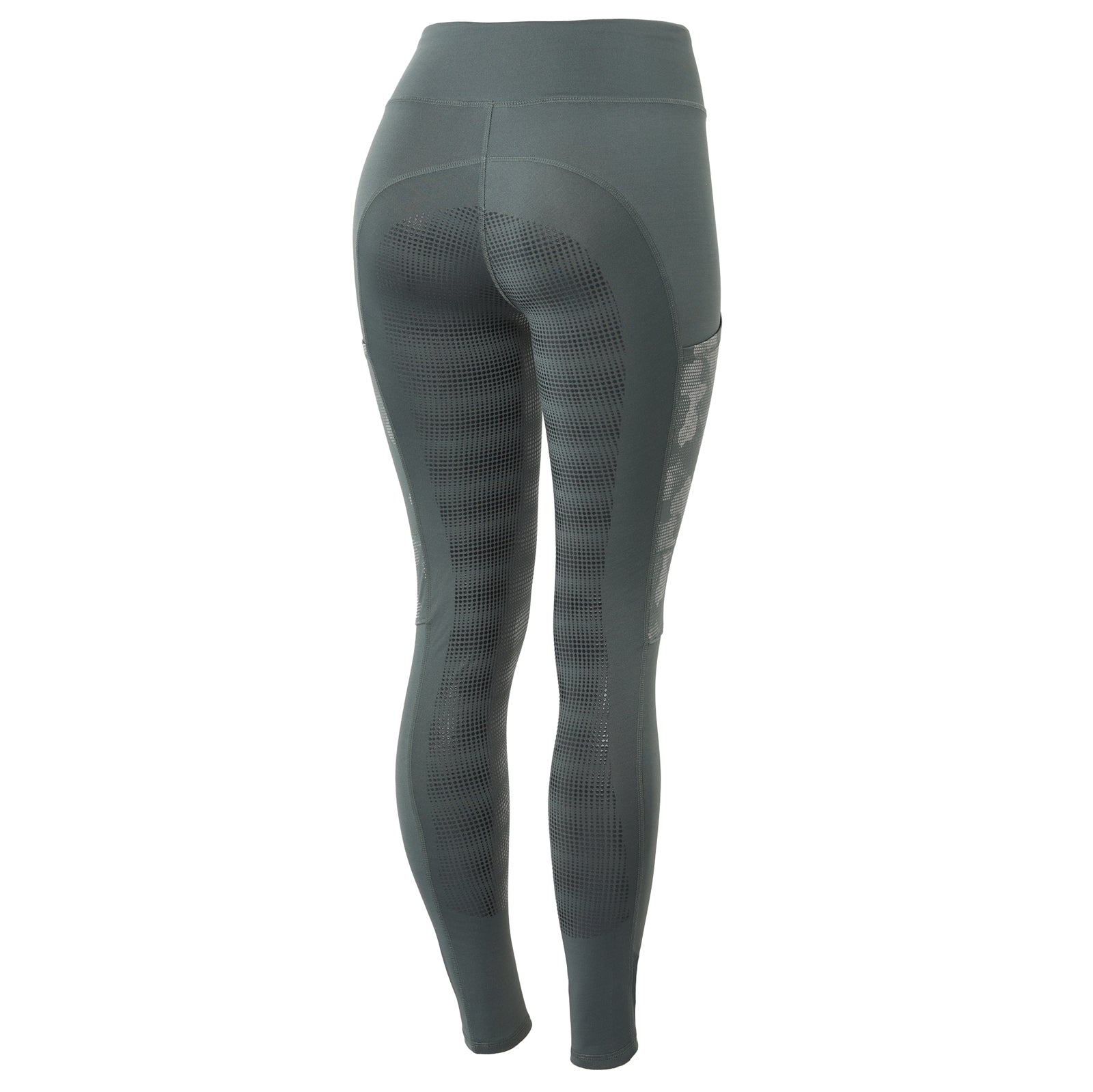 Horze Ladies Luminox Tights with Reflective Print - Image 2