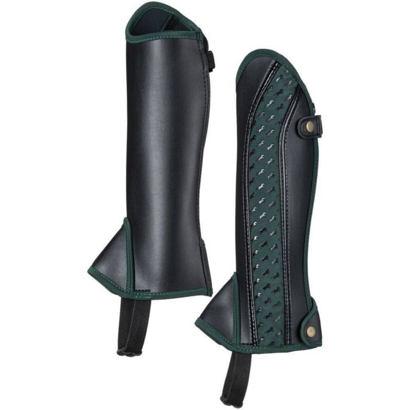 Equitare Kids Half Chaps with Horse Motif - Image 2
