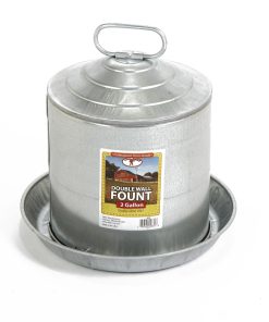Galvanized Double Wall Founts