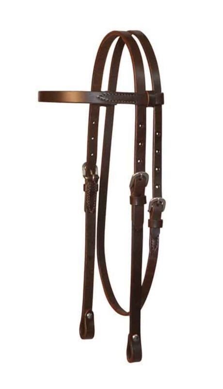 Circle Y Single Ply 5/8in Browband Headstall