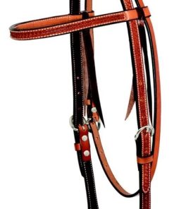 Cowboy Tack Spider Stamp Browband Headstall