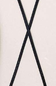 Black Spur Strap With Silver Buck
