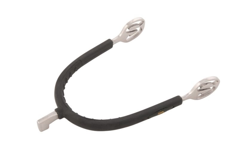 Spurs Rider Metalab Ladies Hammer Head Rubber Cover Spurs - HHORSE