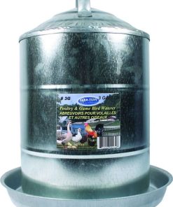 Alternative view of Double Wall Cone Galvan Poultry Wall Fount 3gal