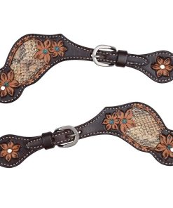 Circle Y Python Pass Ladies Spur Straps