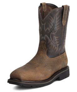 Ariat Mens Sierra Puncture Resistant Steel Toe Work Boots