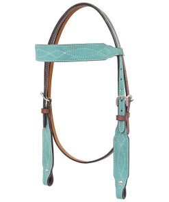 Alternative view of Circle Y Marfa Lights Suede Browband
