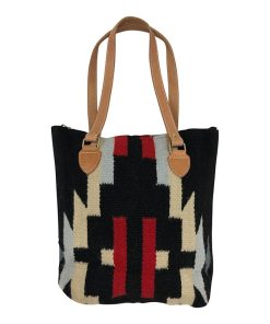Huntley Navajo Southwestern Aztec Tote Bag Black