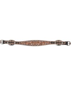 Circle Y White Daisy Filligree Wither Strap