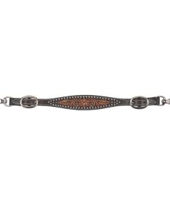 Circle Y Dark Flash Arizona Flower Wither Strap