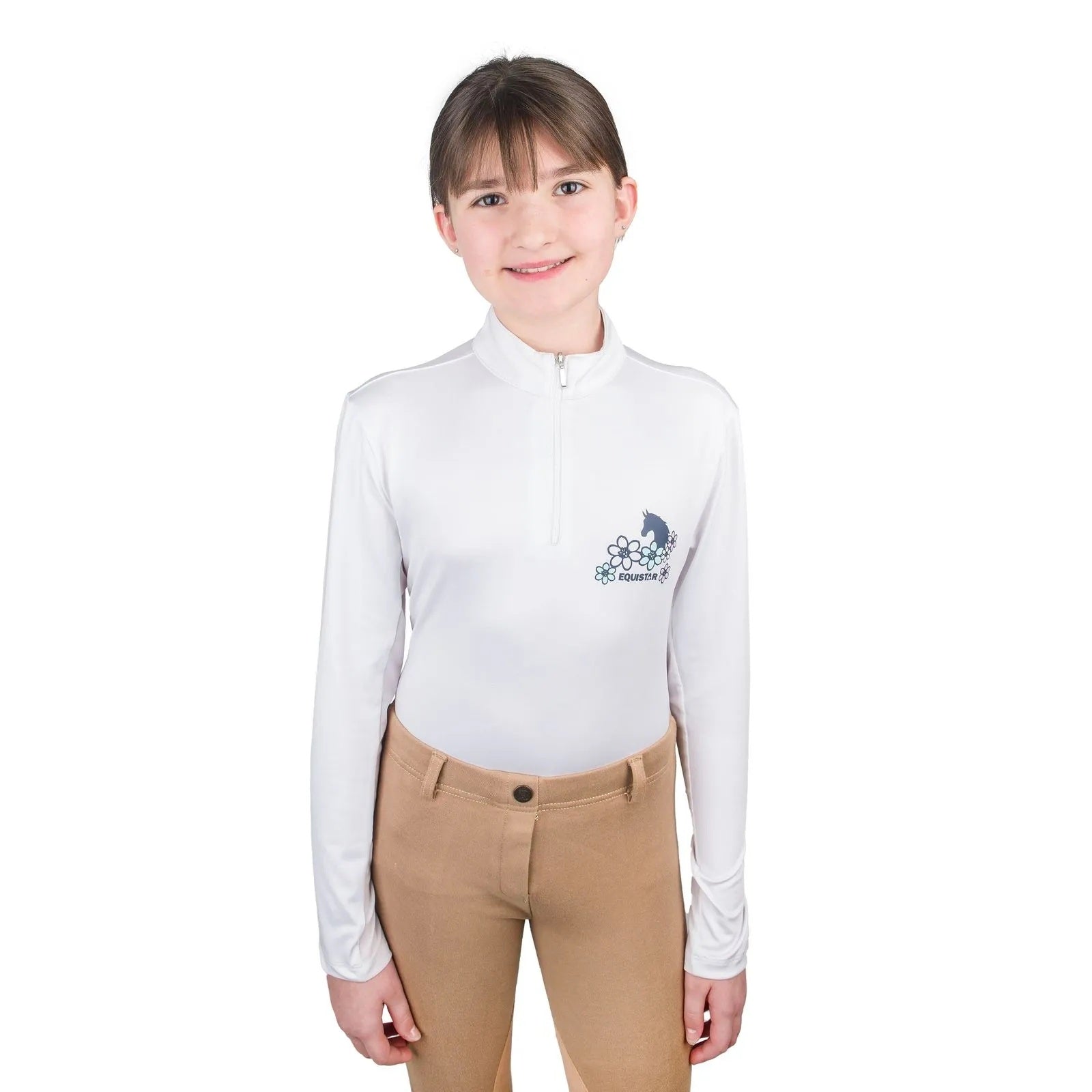 EquiStar Child 1/4 Zip LS Sunshirt - Image 2