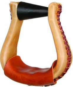 Alternative view of Circle Y Ebs Flint Rawhide Laced Stirrup 3 Brn