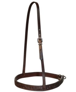 Circle Y Straight Floral Tooled Noseband