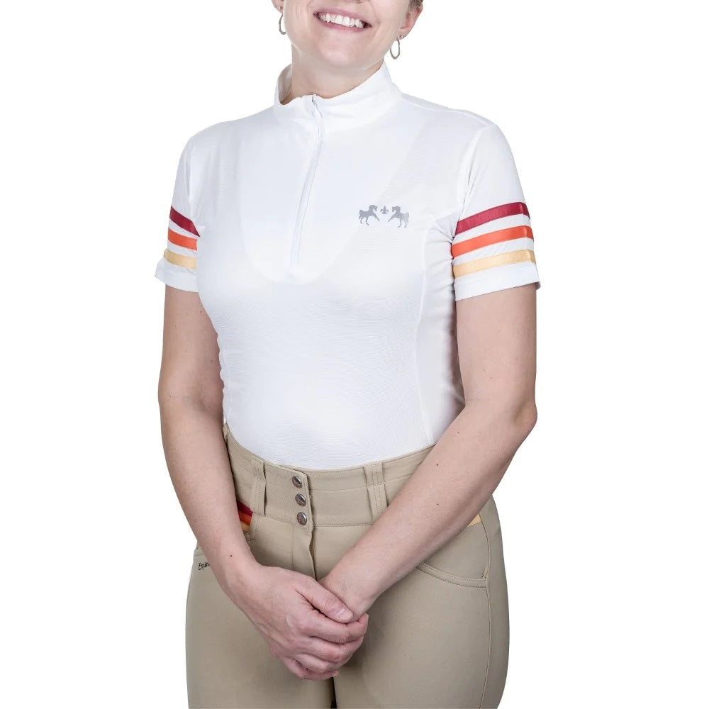 Equine Couture Ladies Gradient Short Sleeve Show Shirt