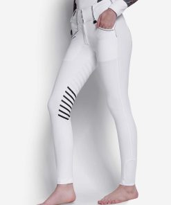 Alternative view of Equine Couture Ladies Saddle Stitch Extended Knee Patch Breeches
