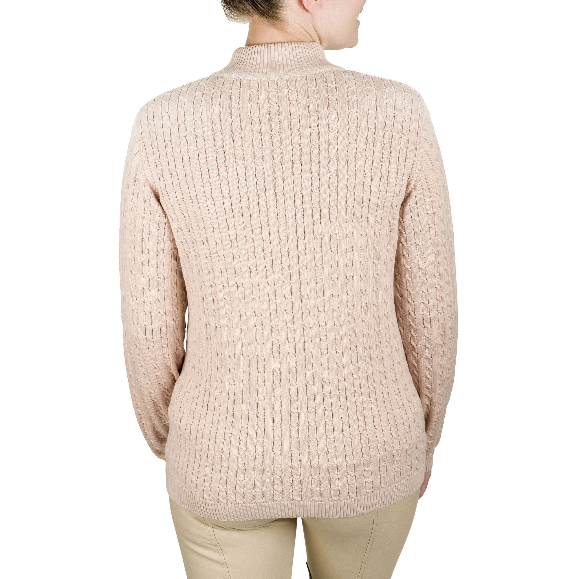 Equine Couture Ladies Zara Cable Knit Sweater - Image 4