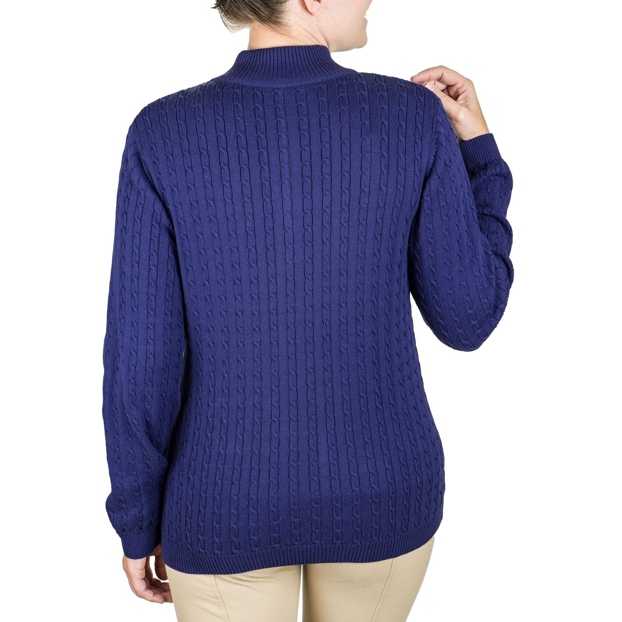 Equine Couture Ladies Zara Cable Knit Sweater - Image 6