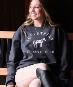 Alternative view of Dapplebay Equestrian Athletic Club Sweatshirt