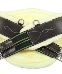 Henri de Rivel Anatomic Jumping Belly Guard Girth with Sherpa Fleece