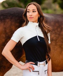 Dapplebay Ladies Short Sleeve Riding Top