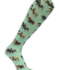 Alternative view of AWST Int'l Lila Horse Pairs Socks