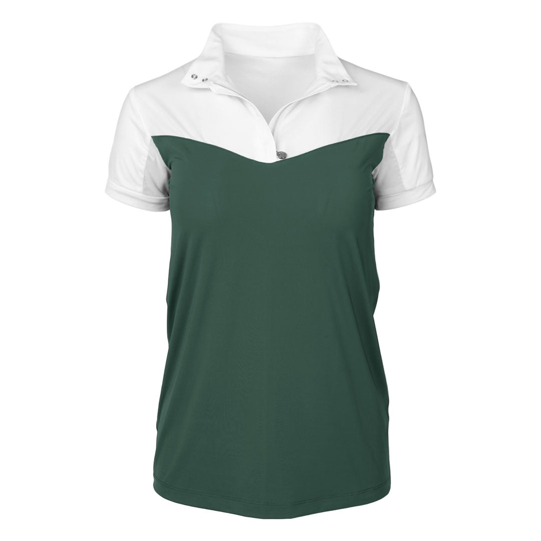 Dapplebay Lady 1/4 Zip Short Sleeve Show Top - Image 3