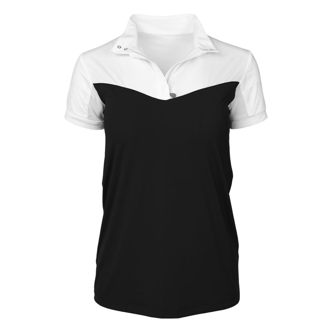 Dapplebay Lady 1/4 Zip Short Sleeve Show Top - Image 4