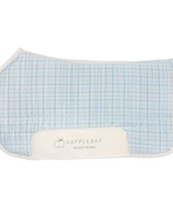 Dapplebay Gingham Western Saddle Pad