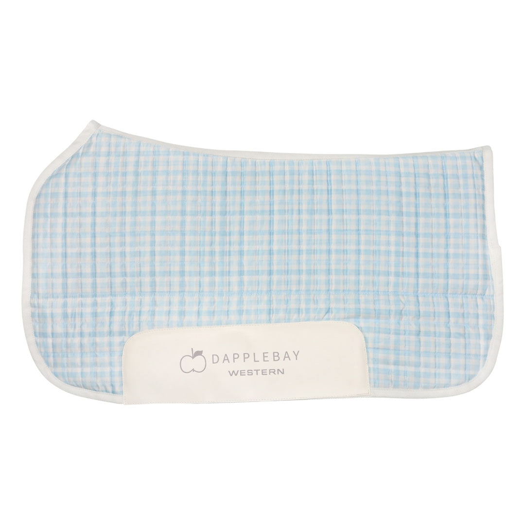 Dapplebay Gingham Western Saddle Pad