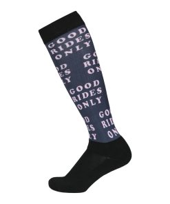 Dapplebay Good Rides Only Slick Boot Socks